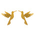 Aretes Colibri Dorado Alas del Alma