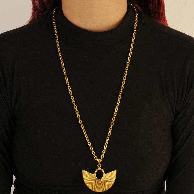 Cadena Larga Nariguera Filigrana Lisa Sinú - Blumart