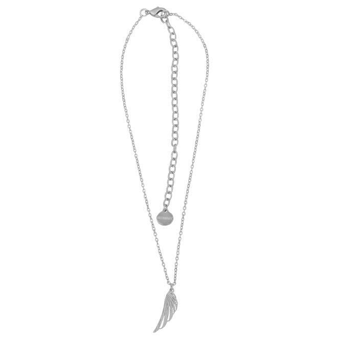 Cadena Plateado Alas del Alma