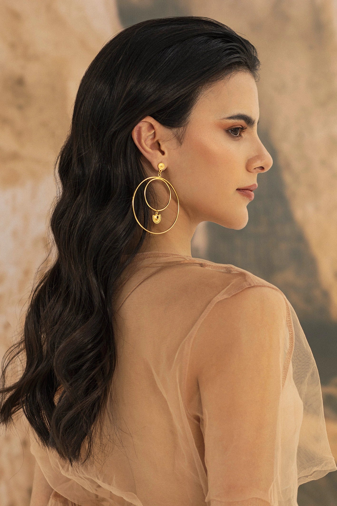 Candonga doble Nariguera Semilunar Tairona