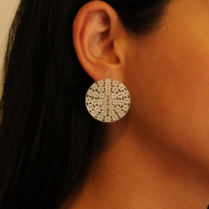 Arete topo Kana Wayuu, Briilo Guajiro - Blumart