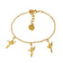 Pulsera Picaflor Dorado Alas del Alma