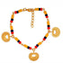 PULSERA COLOMBIA CON 3 DIJES MINI NARIGERA DE CIRCULOS TAIRONA - Blumart