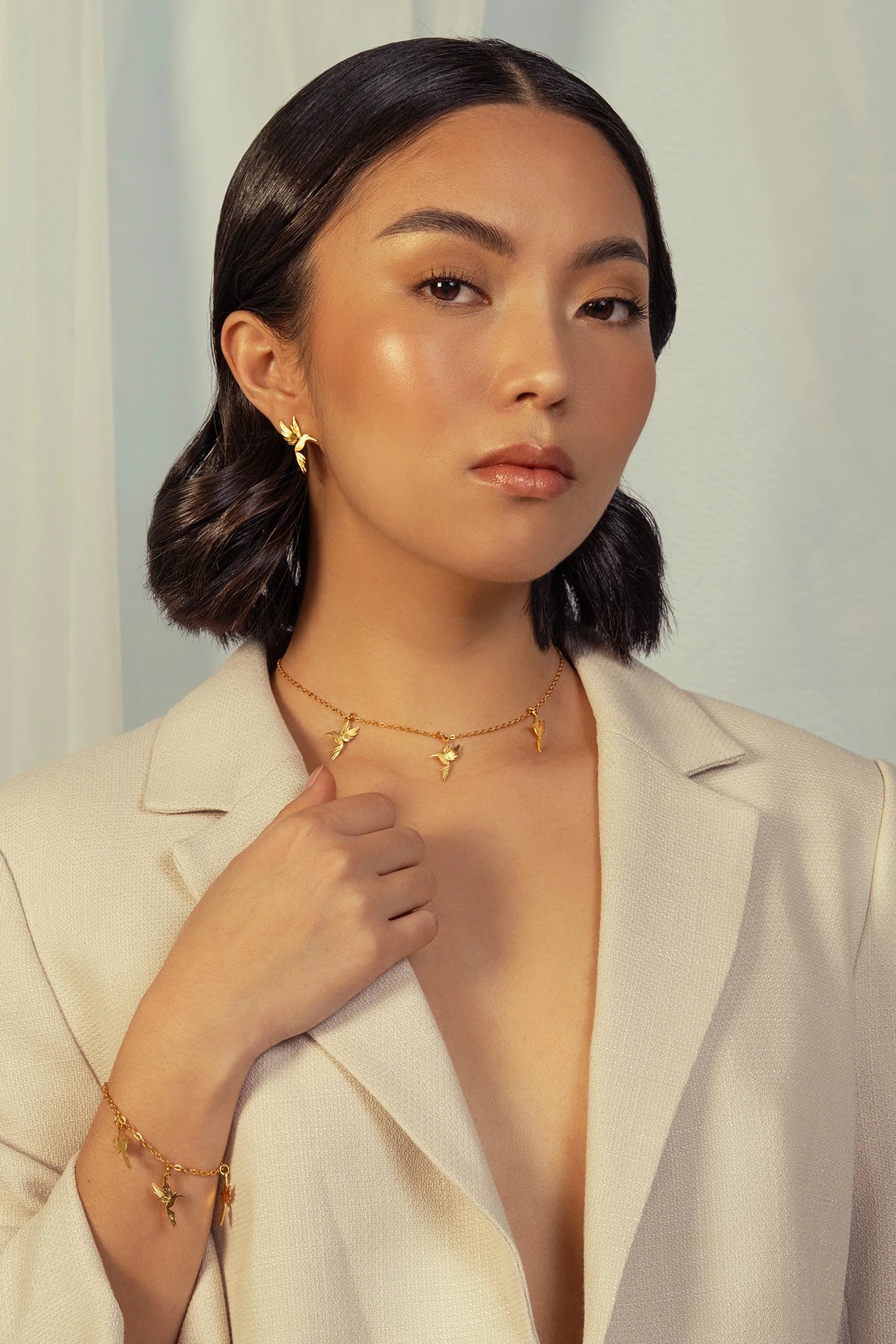 Set Pulsera Picaflor Alas del Alma