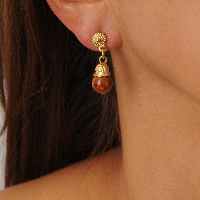 Arete Semipreciosa - Blumart