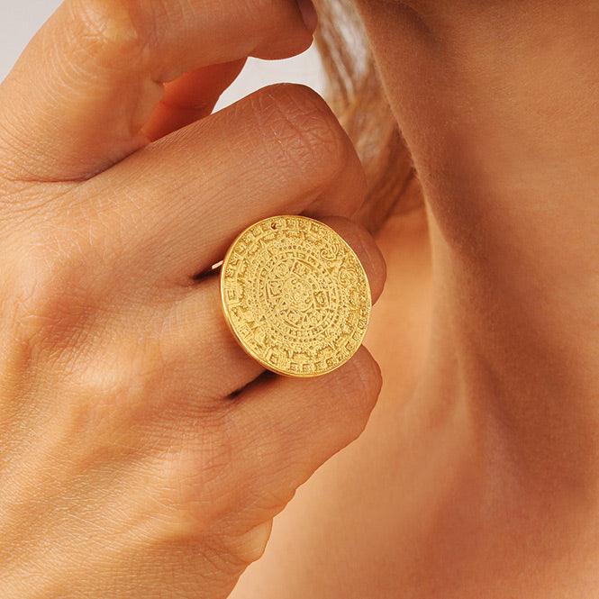 Anillo Calendario Azteca - Blumart