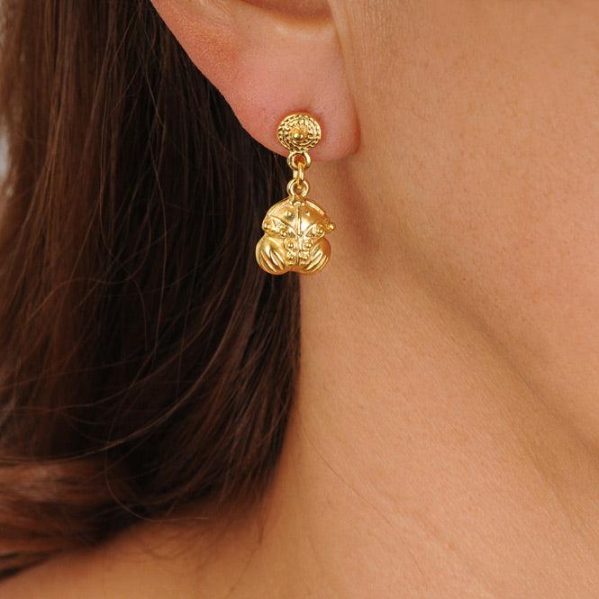 Arete Rana de Bolas Tairona - Blumart