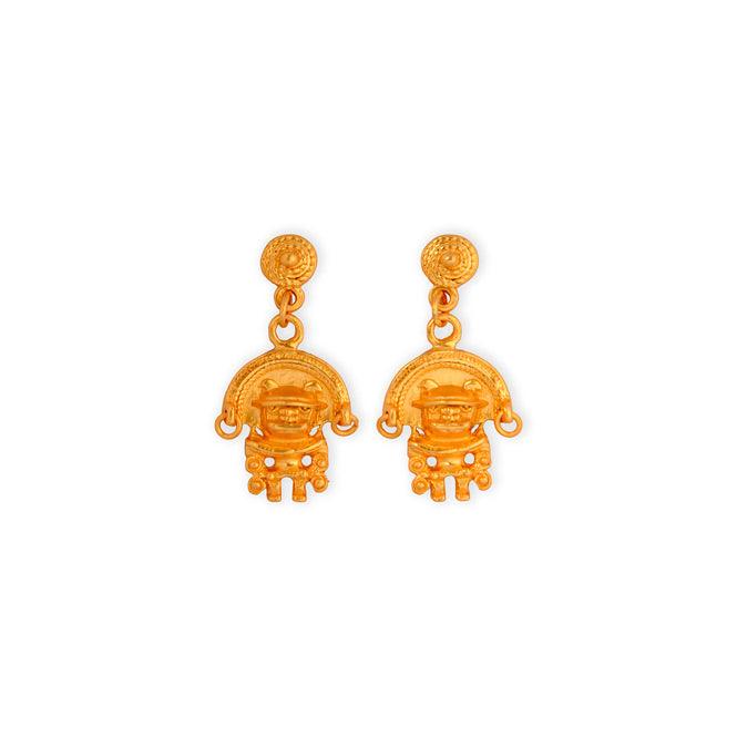 Arete Zoomorfo con Aretes Tairona - Blumart