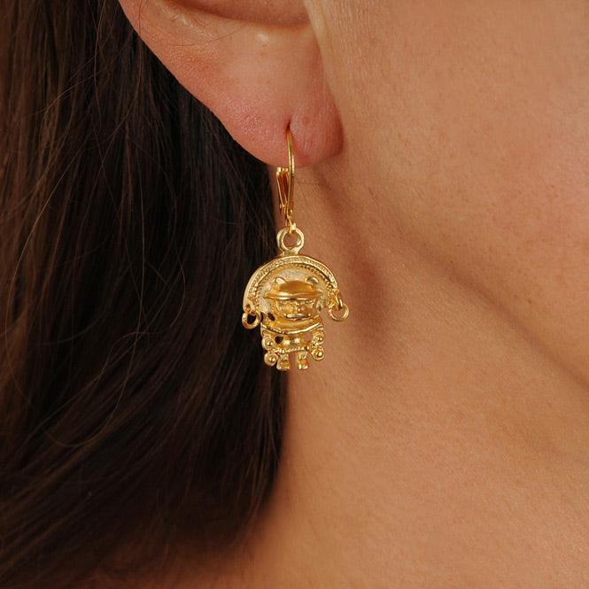 Arete Zoomorfo con Aretes Tairona - Blumart