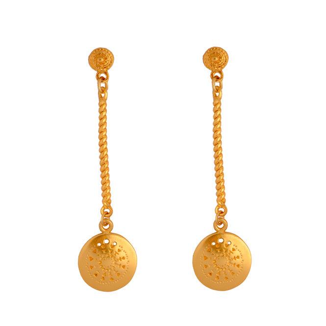 Arete Largo Pectoral Muisca - Blumart