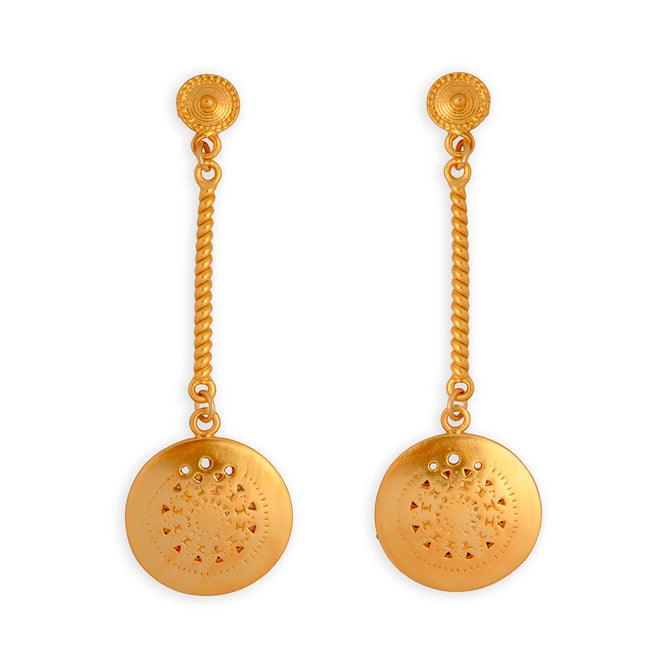 Arete Largo Pectoral Muisca - Blumart