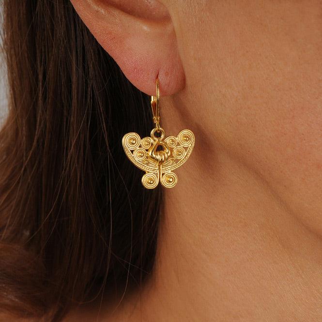 Arete Nariguera Mariposa Tairona - Blumart