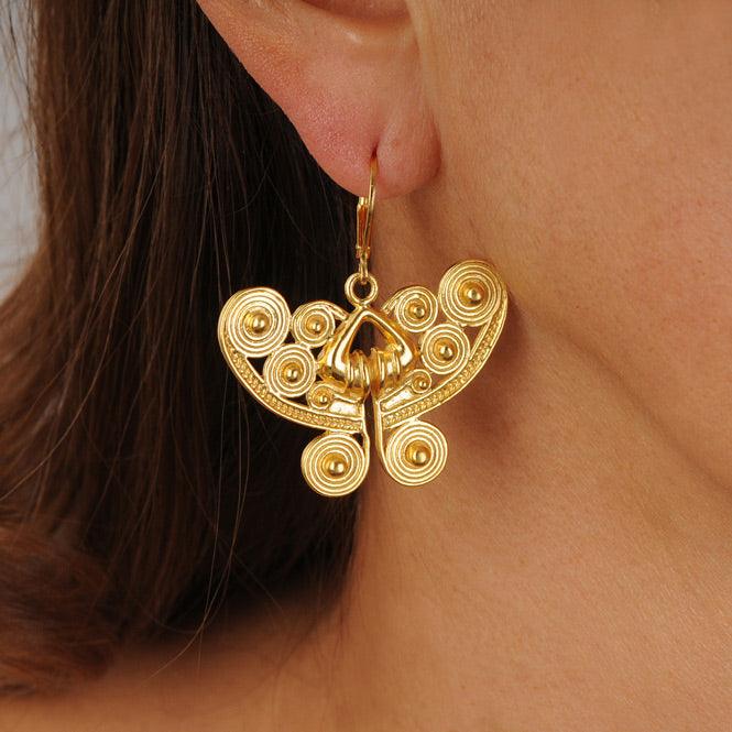 Arete Nariguera Mariposa Tairona - Blumart