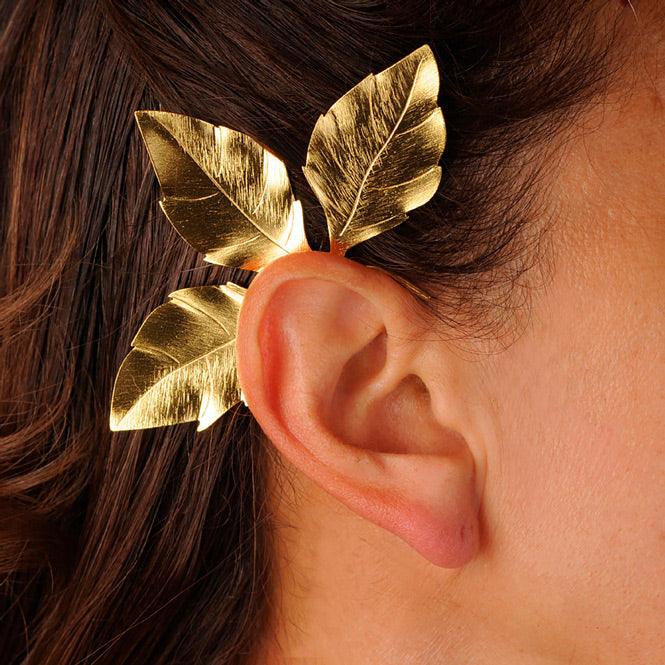 Arete Orejera Hojas Edén - Blumart