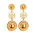 Arete Largo Pectoral Redondo - Blumart