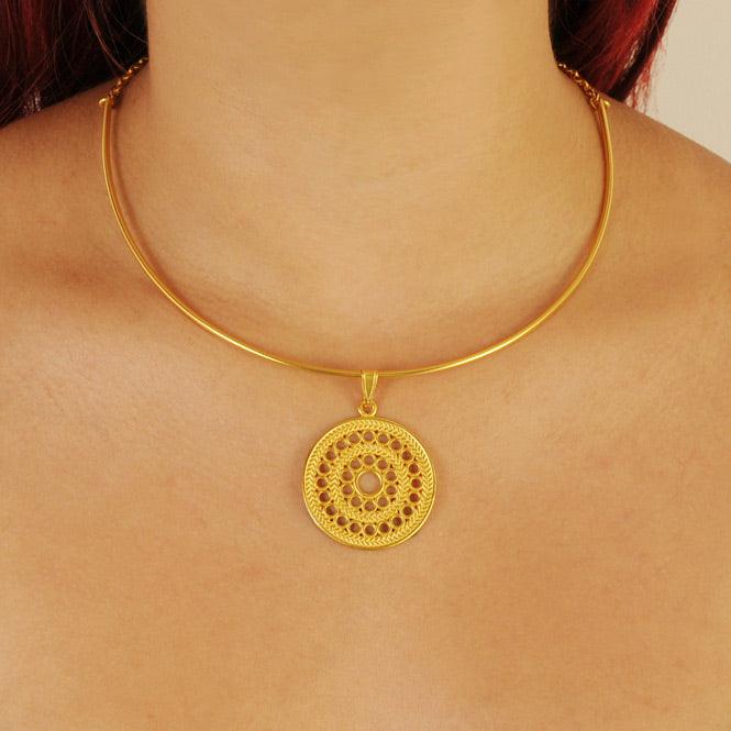 Gargantilla Pectoral Solar Muisca - Blumart