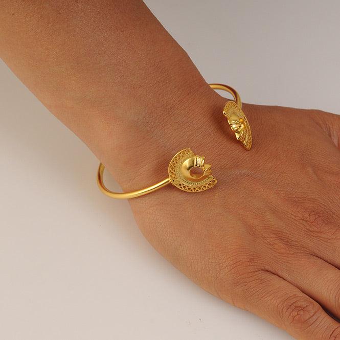 Pulsera de Aro Nariguera Semilunar Tairona - Blumart