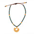 Pulsera Cristal Checo Mini Multicolor y Dije Nariguera Filigrana Simple Sinú - Blumart