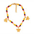 Pulsera Colombia en Chaquira Checa y 3 Dije Mini Nariguera Mariposa Tairona - Blumart