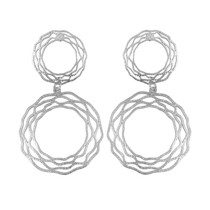 Arete Nido Doble BLUMART Alas del Alma Baño en plata
