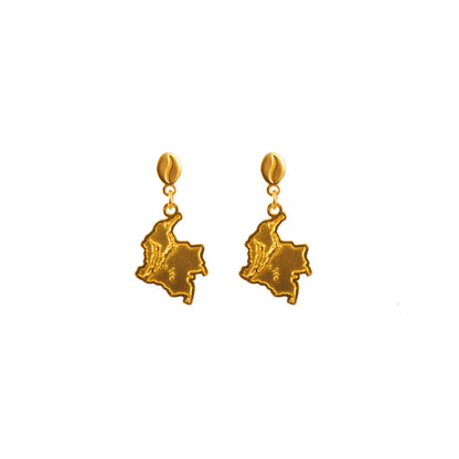 Arete mapa de Colombia con relieve