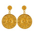 Arete pectoral de trece caras Nariño - Blumart -Aretes Precolombinos