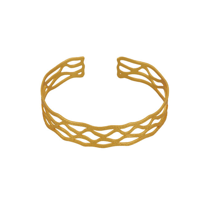 Brazalete Nido Plateado Alas del Alma