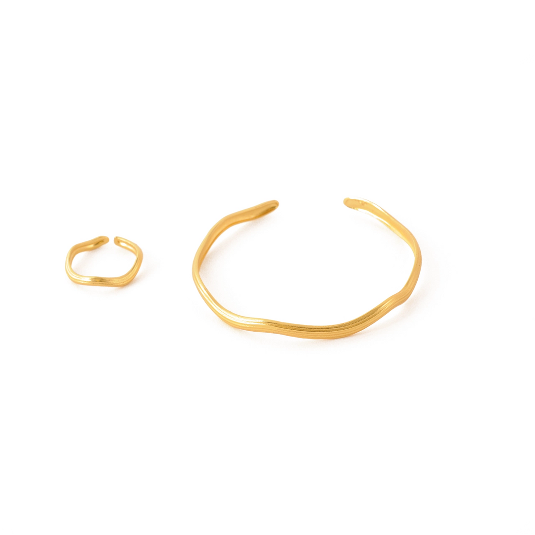 Brazalete rastro dorado