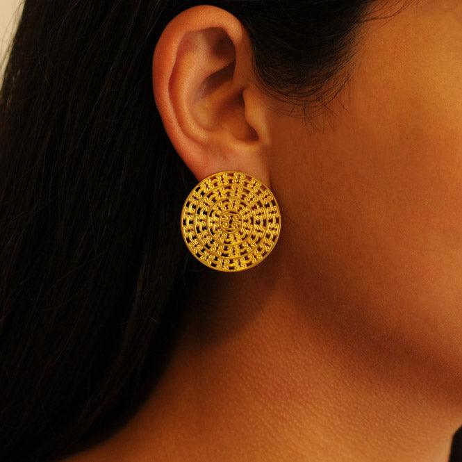 Arete topo Kana Wayuu, Briilo Guajiro - Blumart