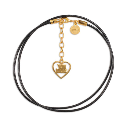 Pulsera cuero ILY mom