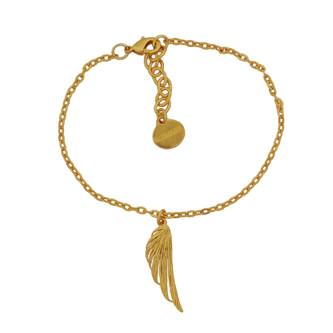 Pulsera Dorada Alas del Alma