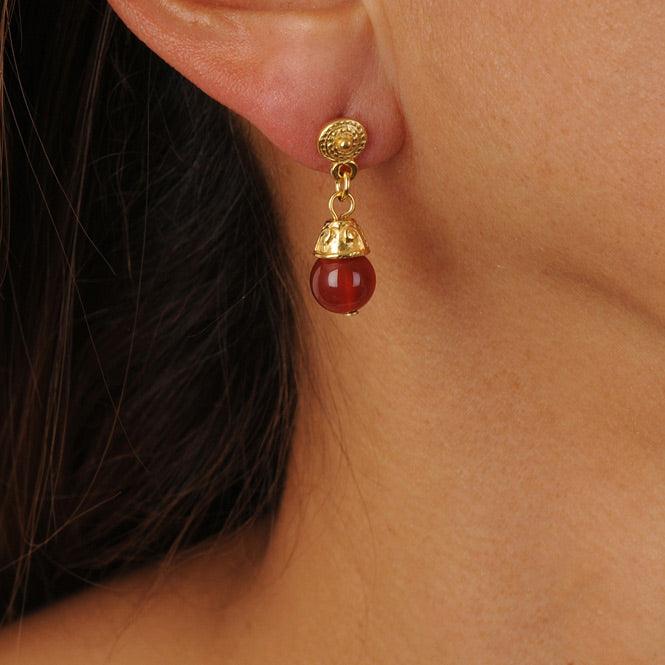 Arete Semipreciosa - Blumart