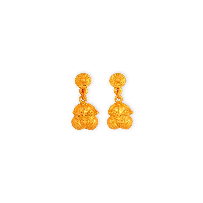 Arete Rana de Bolas Tairona - Blumart