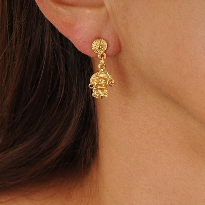 Arete Zoomorfo con Aretes Tairona - Blumart