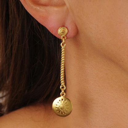 Arete Largo Pectoral Muisca - Blumart