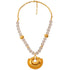 Collar Cristal Checo Crystal 10mm, Dije Extragrande Nariguera de una Trenza Quimbaya - Blumart
