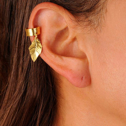 Ear Cuff Hoja Edén - Blumart