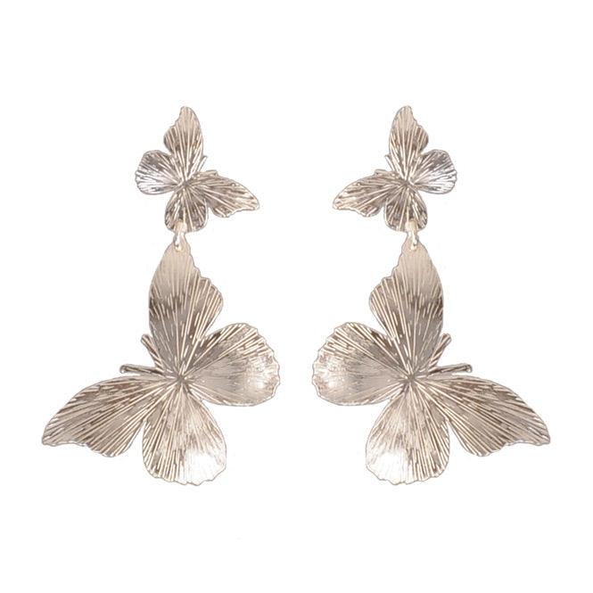 Arete Largo Mariposas Renacer - Blumart