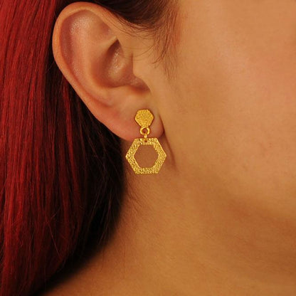 Arete panal Vuelo de Vida dorado - Blumart