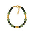 Pulsera semipreciosa aventurina y fossil verde - Blumart