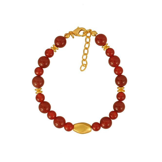 Pulsera semipreciosa cornalina - Blumart